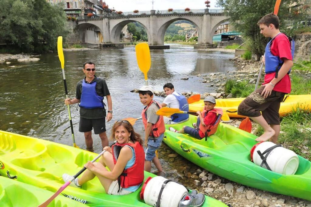 Appartement Maison mitoyenne piscines chauffées et tourisme vert à Saint-Geniez-dʼOlt Extérieur photo